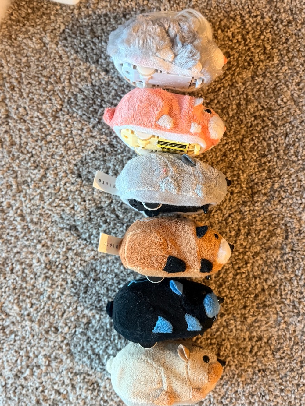 Zhu Plush Small hamsters Toy - Lot of 6- Everything is in working order - Picture 6 of 7